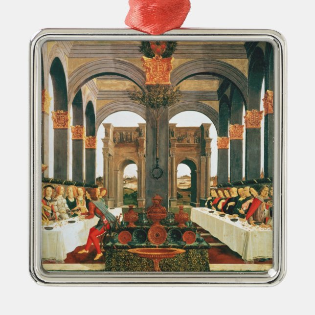 Adorno Metálico El banquete de la boda (Frente)