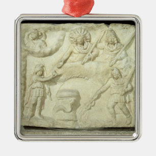 Adorno Metálico El banquete de Mithras y del Sun