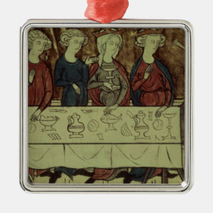 Adorno Metálico El banquete del cumpleaños de Nubien, rey de