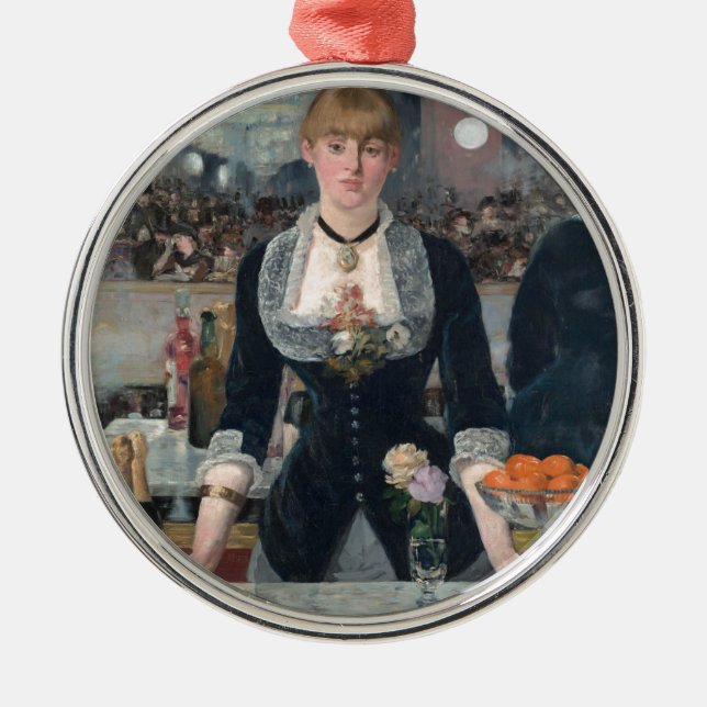 Adorno Metálico El bar A del Edouard Manet en el Folies-Bergère (Frente)