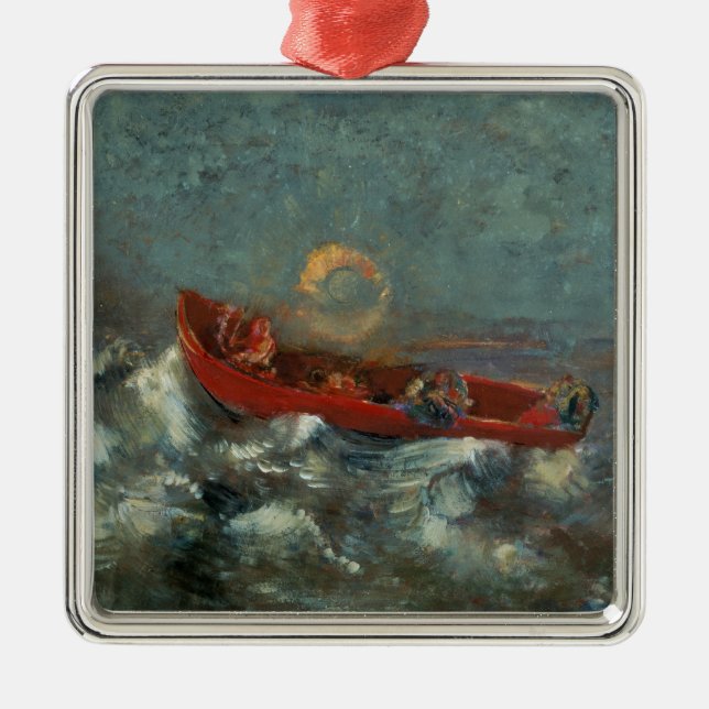 Adorno Metálico El Barco Rojo, 1905 (Frente)