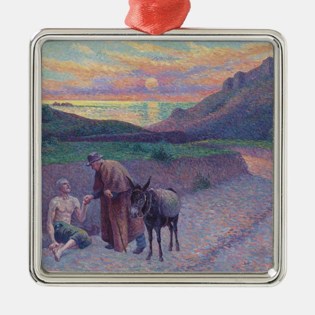 Adorno Metálico El buen samaritano (Frente)