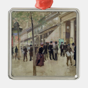 Adorno Metálico El bulevar Montmartre