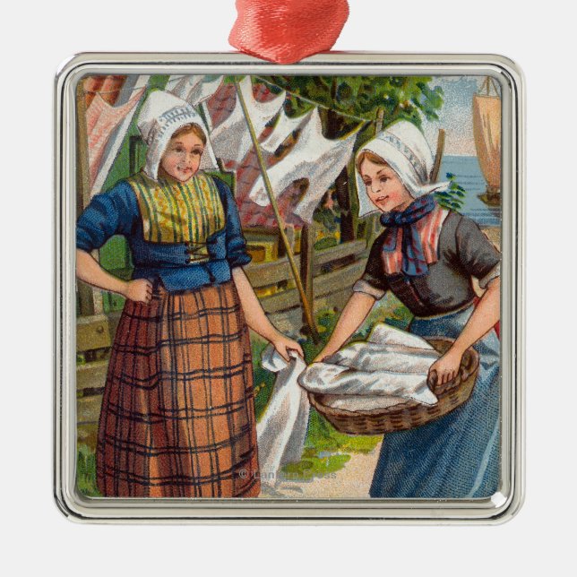 Adorno Metálico El cacao holandés real de Bensdorp (Frente)