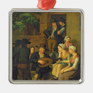 Adorno Metálico El cantante ciego, 1828