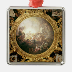 Adorno Metálico El carro de Apolo, pintura del techo