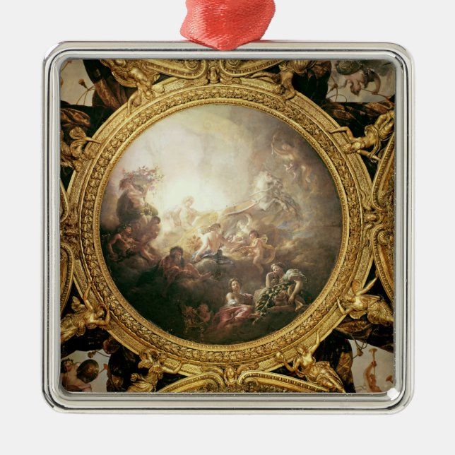 Adorno Metálico El carro de Apolo, pintura del techo (Frente)