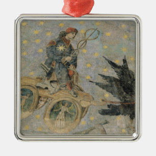 Adorno Metálico El carro de Mercury, detalle de la bóveda