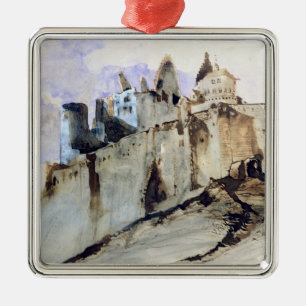Adorno Metálico El castillo francés de Vianden, 1871