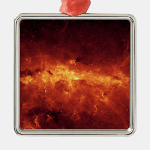 Adorno Metálico El centro de la vía láctea encendido con polvo