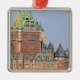 Adorno Metálico El Chateau Frontenac en Quebec City, Canadá.