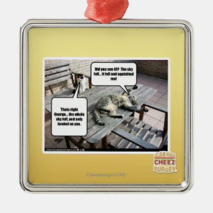 Adorno Metálico El cielo está cayendo