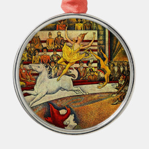 Adorno Metálico El circo de Georges Seurat (1891)