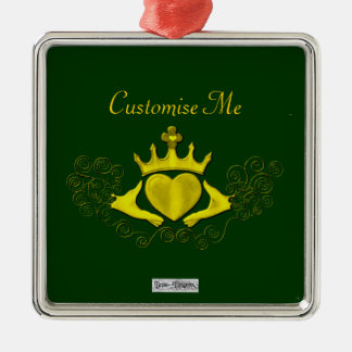 Adorno Metálico El Claddagh (Oro)