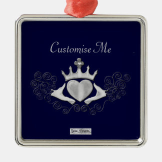 Adorno Metálico El Claddagh (Plata)