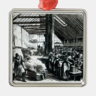 Adorno Metálico El comedor comunitario de Spitalfields, 1867