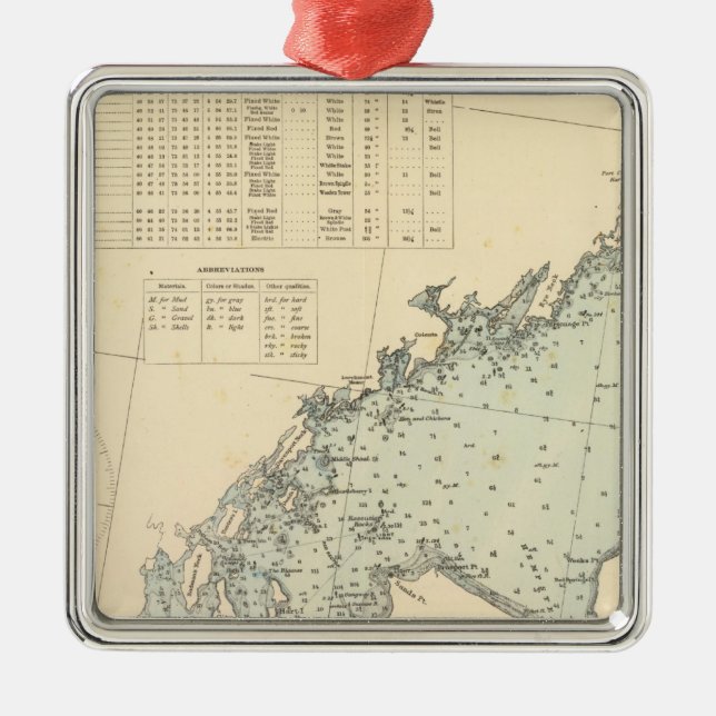 Adorno Metálico El condado de Fairfield Connecticut, Long Island (Frente)