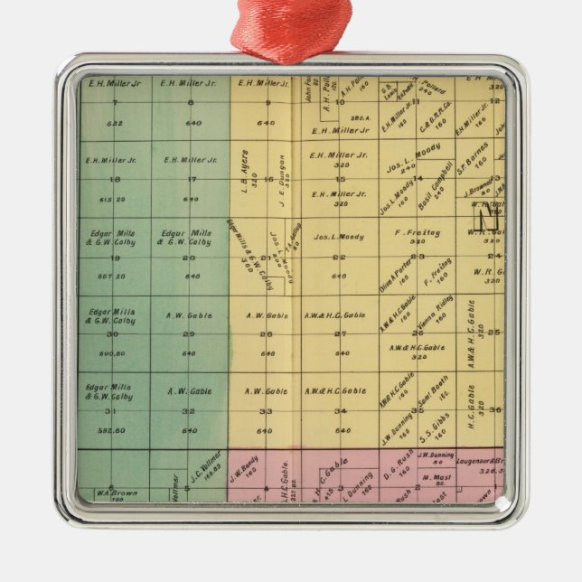 Adorno Metálico El condado de Yolo 4 (Frente)