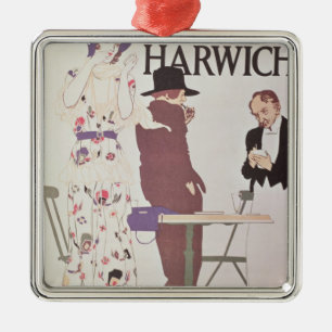 Adorno Metálico El continente vía Harwich