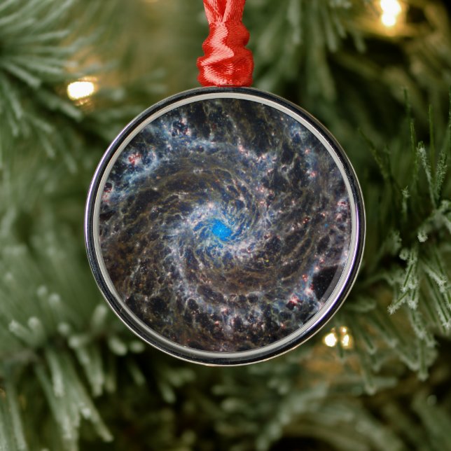 Adorno Metálico El Corazón Del Messier 74 (Árbol)
