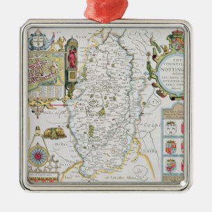 Adorno Metálico El Countie de Nottingham, grabado por Jodocus