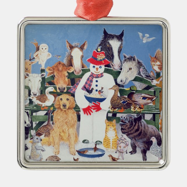 Adorno Metálico El cuidar (Frente)