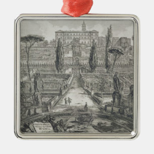 Adorno Metálico El d'Este del chalet en Tivoli (grabado)