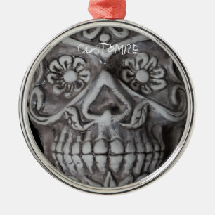 Adorno Metálico El Día de la Calavera del Ladrón Muerto