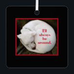 Adorno Metálico El día de San Valentín de perro de cachorro blanco<br><div class="desc">El olivo es una mezcla dulce de labradores que disfruta acurrucarse en el sofá.</div>