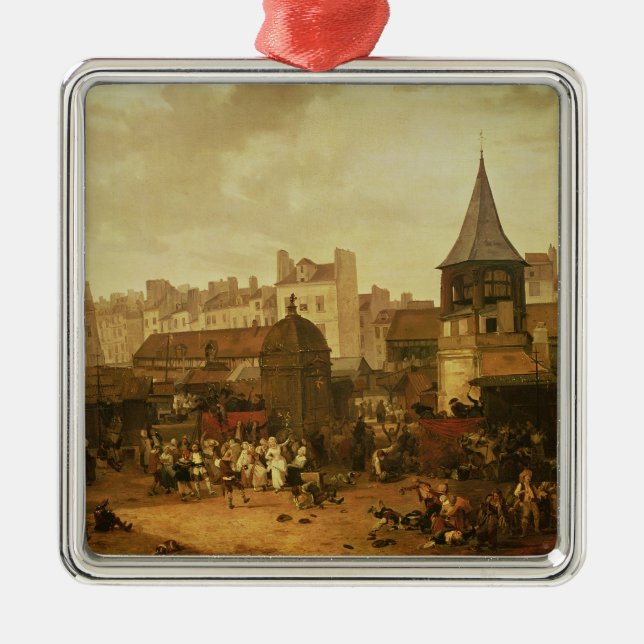 Adorno Metálico El disfrutar en Les Halles (Frente)