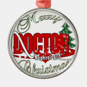 ADORNO METÁLICO EL DOCTOR CHRISTMAS DEL NEFRÓLOGO