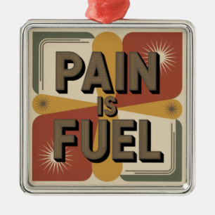 Adorno Metálico El dolor es combustible