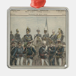 Adorno Metálico El ejército italiano