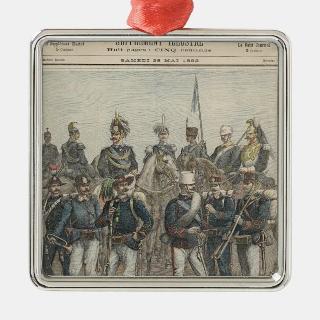 Adorno Metálico El ejército italiano (Frente)