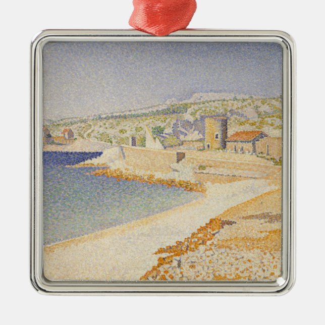 Adorno Metálico El embarcadero en Cassis (Frente)