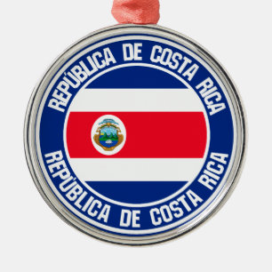 Adorno Metálico El emblema de Costa Rica