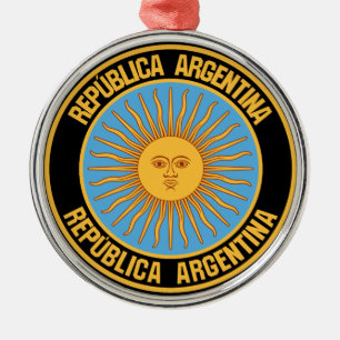Adorno Metálico El emblema de la Ronda Argentina