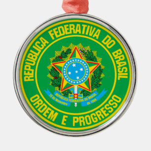Adorno Metálico El emblema de la Ronda Brasil