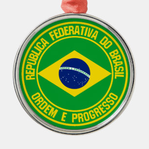 Adorno Metálico El emblema de la Ronda Brasil