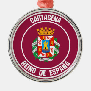 Adorno Metálico El emblema de la ronda de Cartagena