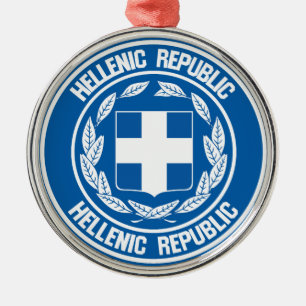 Adorno Metálico El emblema de la Ronda de Grecia