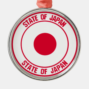 Adorno Metálico El emblema de la Ronda de Japón