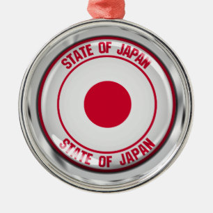 Adorno Metálico El emblema de la Ronda de Japón