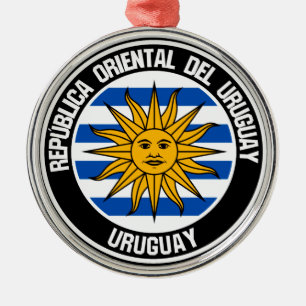 Adorno Metálico El emblema de la Ronda Uruguay