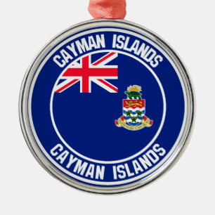 Adorno Metálico El emblema de las Islas Caimán