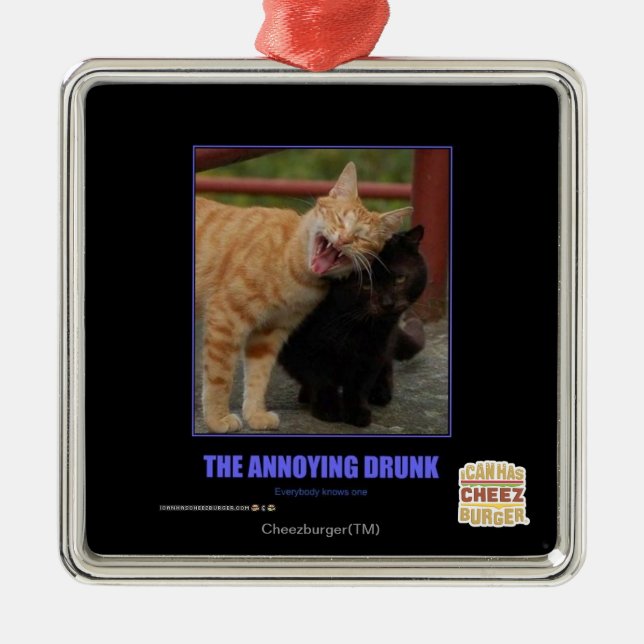 Adorno Metálico El empanado borracho (Frente)