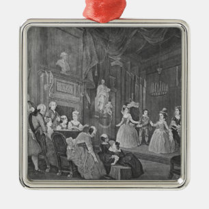 Adorno Metálico El emperador indio, grabado por Roberto Dodd