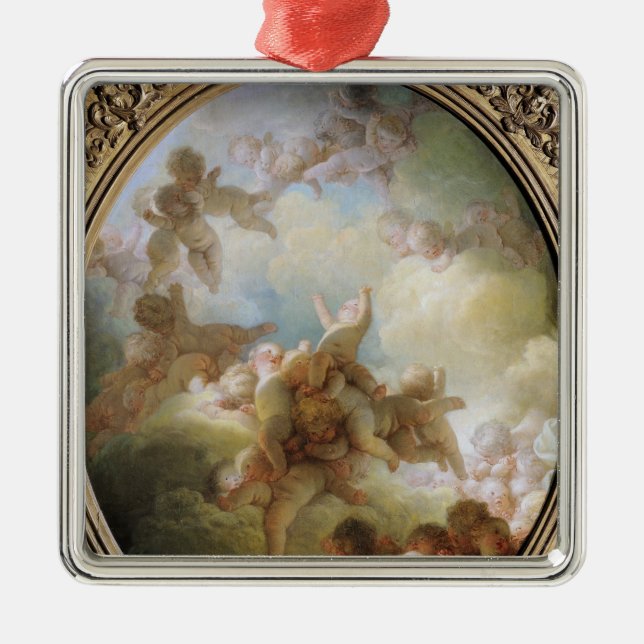 Adorno Metálico El enjambre de los Cupids, c.1767 (Frente)