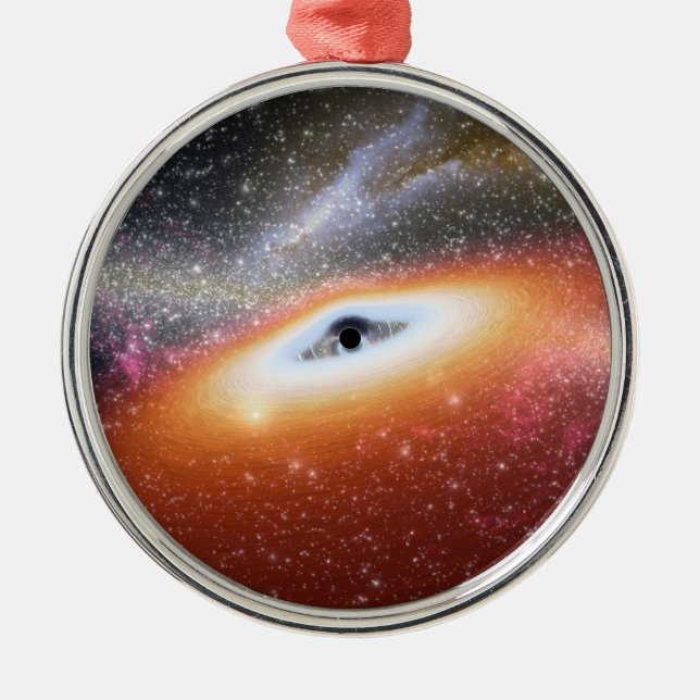 Adorno Metálico El enorme agujero negro de la NASA (Frente)