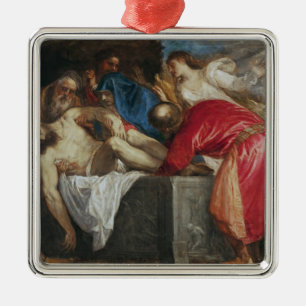 Adorno Metálico El Entombment de Cristo, 1559